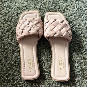 Blush Pink sandal slides